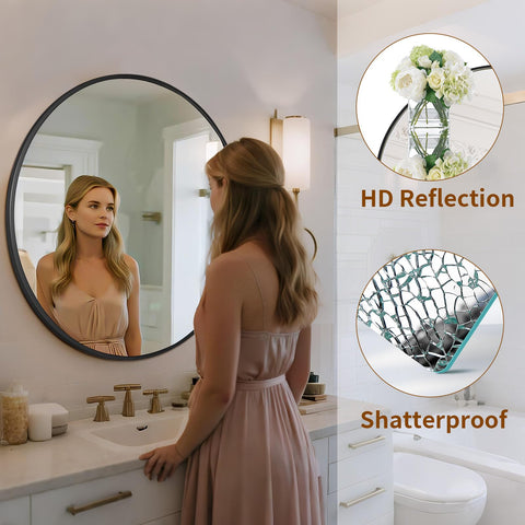 ZENOMIRRIS entryway wall mirror adds welcome style and practical reflection