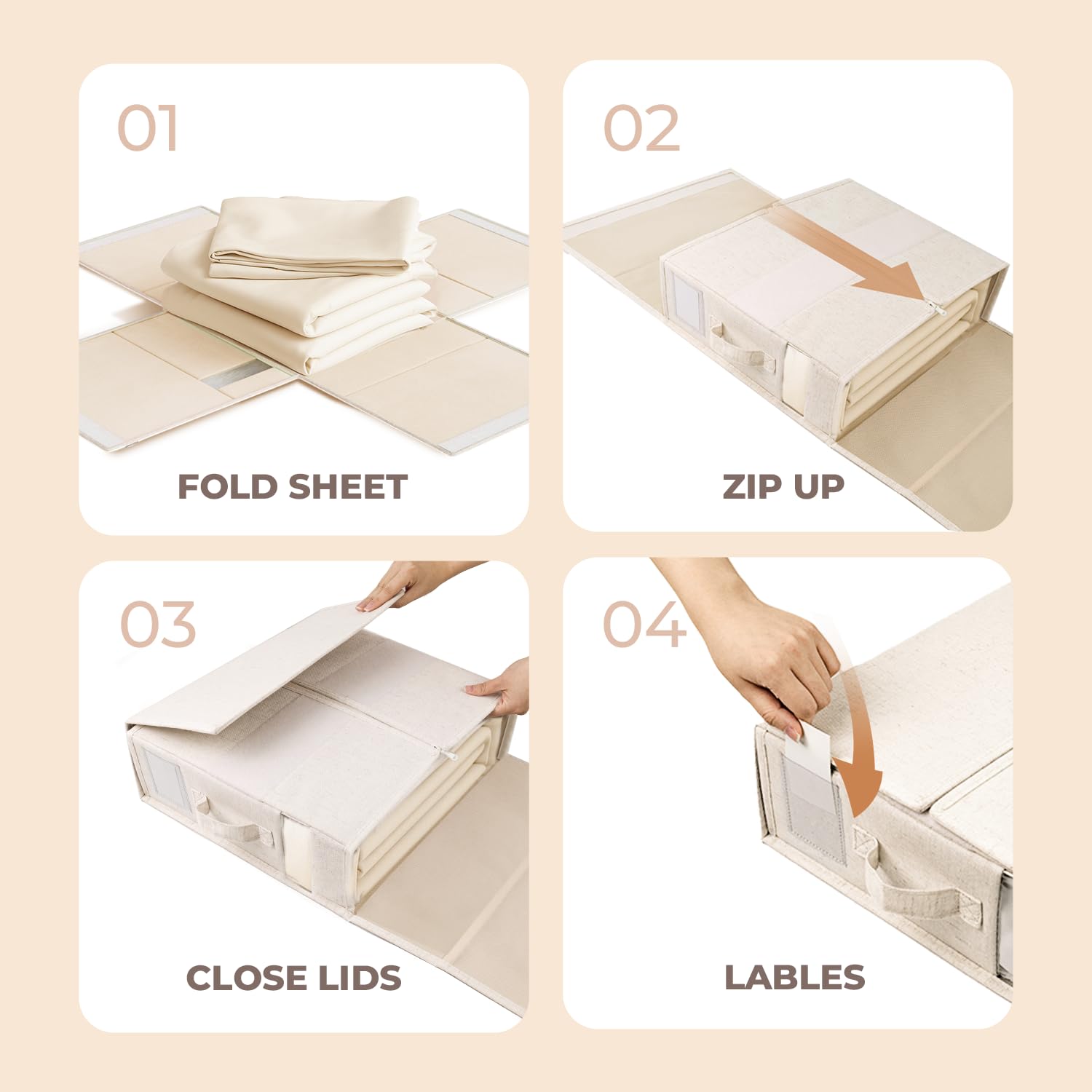 ZenStorage collapsible design saves up to 0.5 inches when not in use.