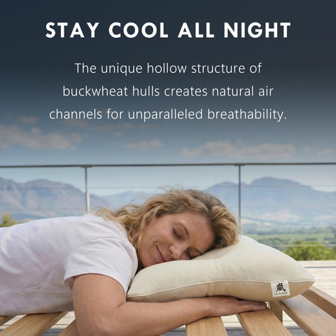 ZENURAH pillow zipper adjustment demonstrates customizable loft and firmness