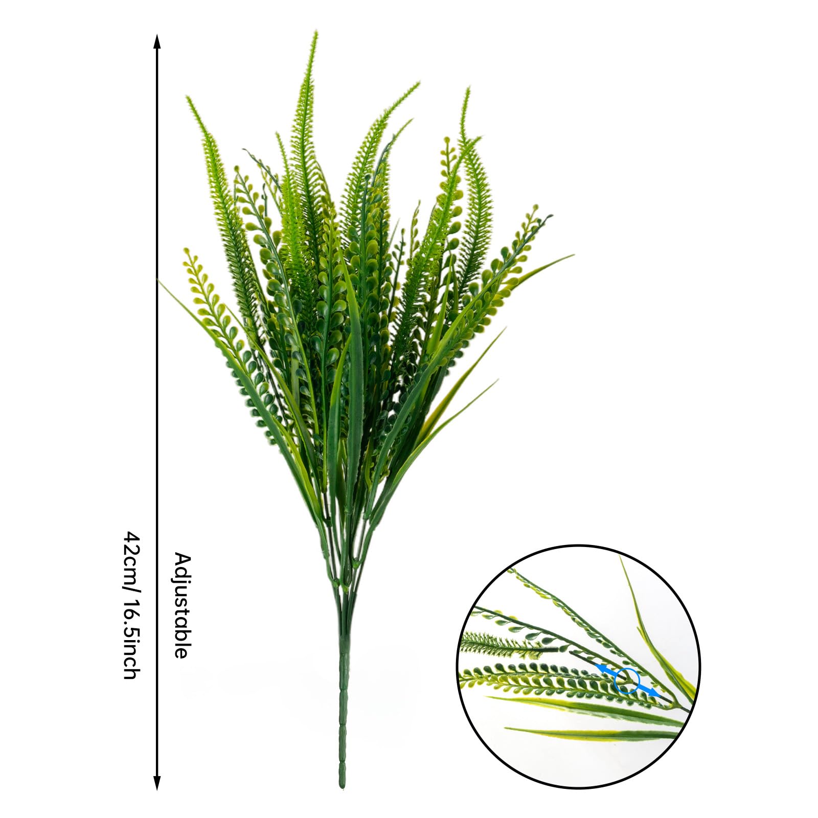 ZEOSTARO artificial Boston fern flowers add year-round color to porches and patios