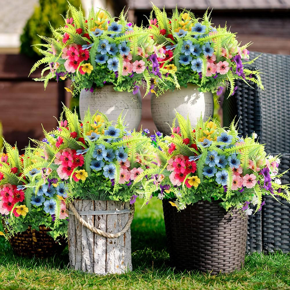 ZEOSTARO UV-resistant greenery helps color stay vibrant in outdoor spaces.
