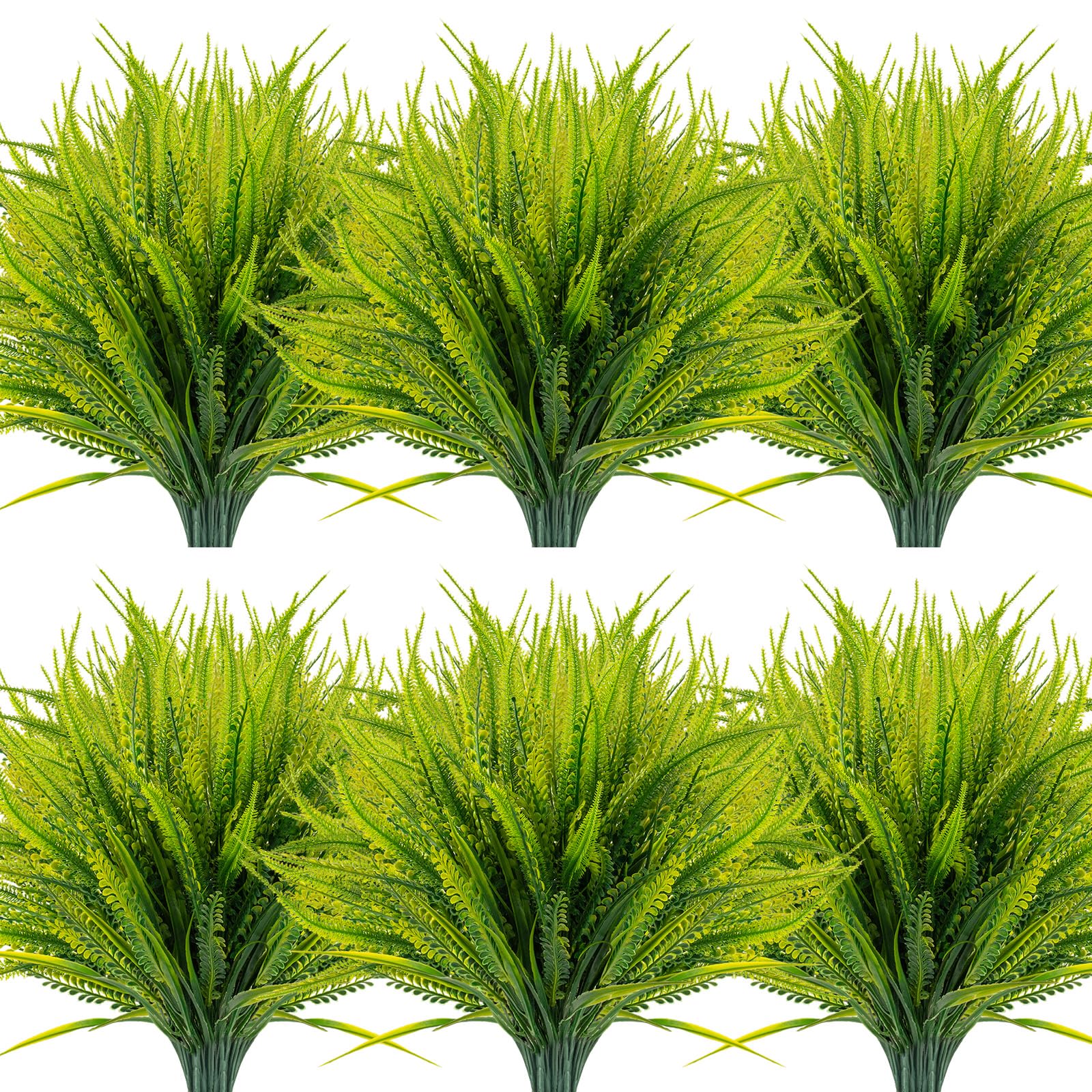 ZEOSTARO Boston Fern with Flowers enhances outdoor spaces with lush UV-resistant greenery
