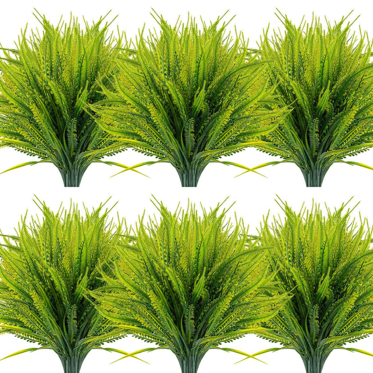 ZEOSTARO Boston Fern with Flowers enhances outdoor spaces with lush UV-resistant greenery