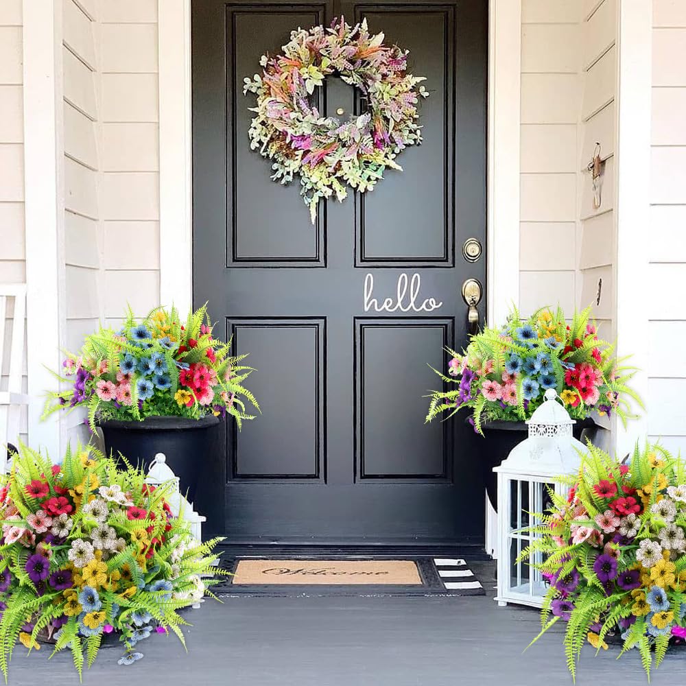 ZEOSTARO durable faux plants withstand weather without daily care.