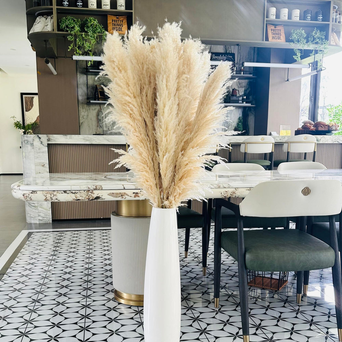 Zephynar 55-inch pampas grass bundle for dramatic floor decor