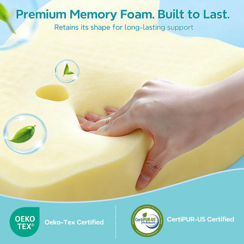 ZeroZillo three-dimensional mesh sides boost airflow around the pillow.