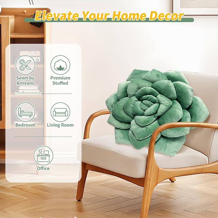 ZerzSemp soft micro plush fabric provides luxurious feel for relaxing cushions