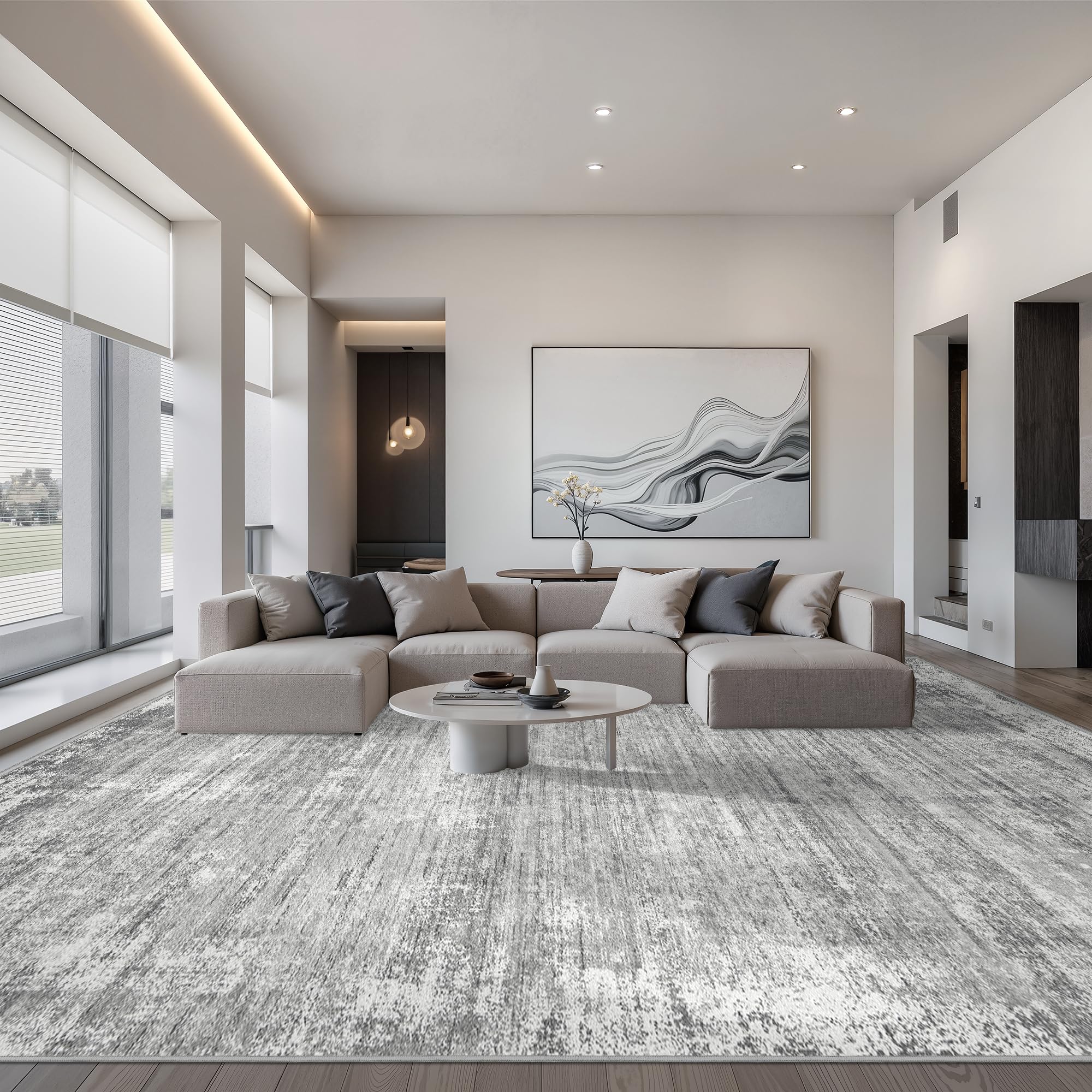 zesthome 8x10 rug has a slim profile for easy layout