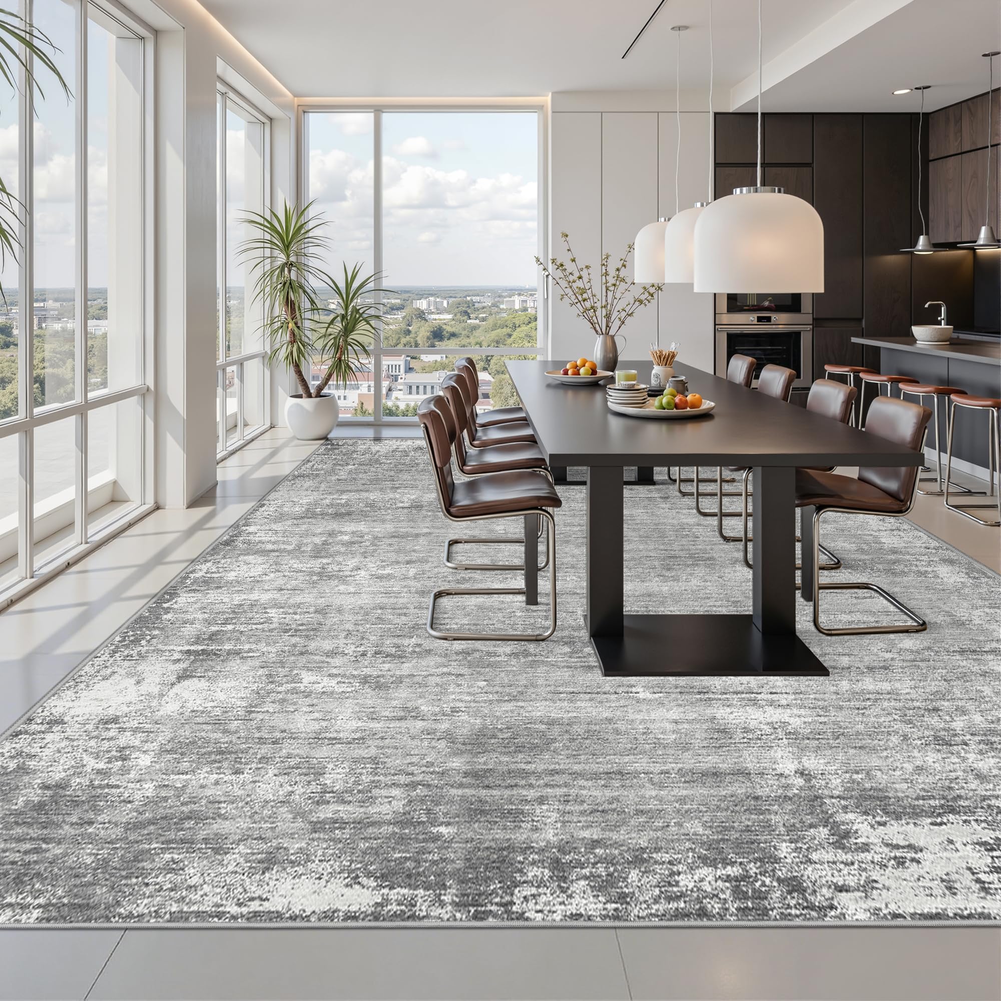 zesthome 8x10 rug, washable for easy cleanups and quick refreshes