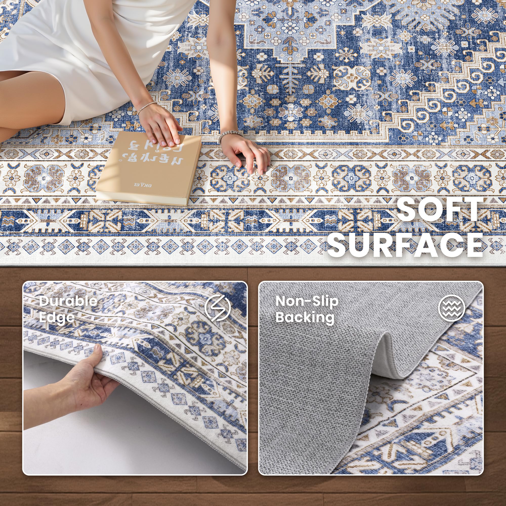 Zesthome durable polyester fibers provide long-lasting color and texture.