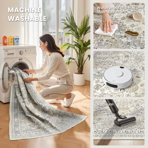 Zesthome high-traffic living-dining rug suitable for busy homes.