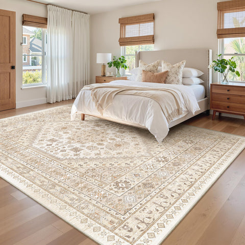 Zesthome large 8x10 rug anchoring a defined living space.