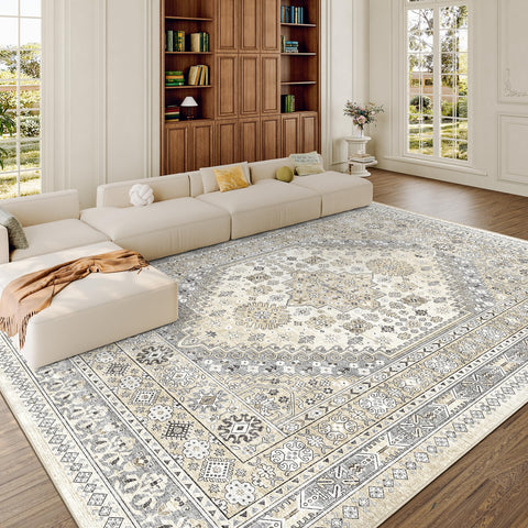 Zesthome machine-washable 8x10 rug for simple cleaning and refresh.