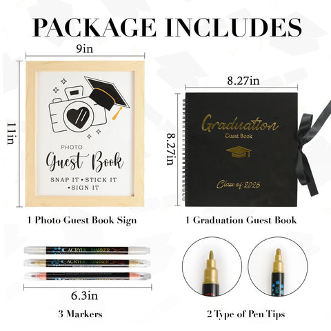 Zesua wooden photo guest book sign invites guests to contribute memories at the celebration