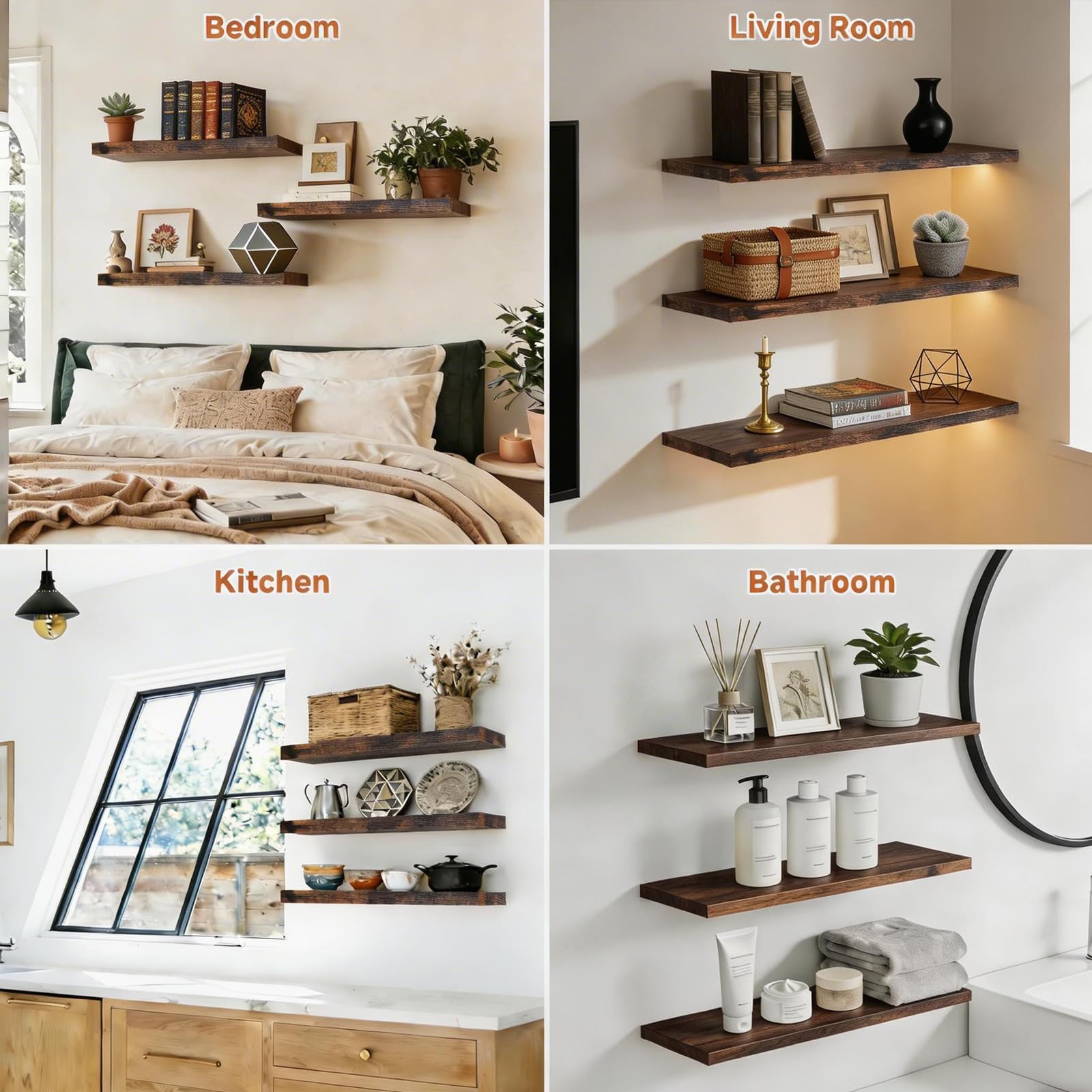 Zexigtau multiple layout options create personalized wall decor.