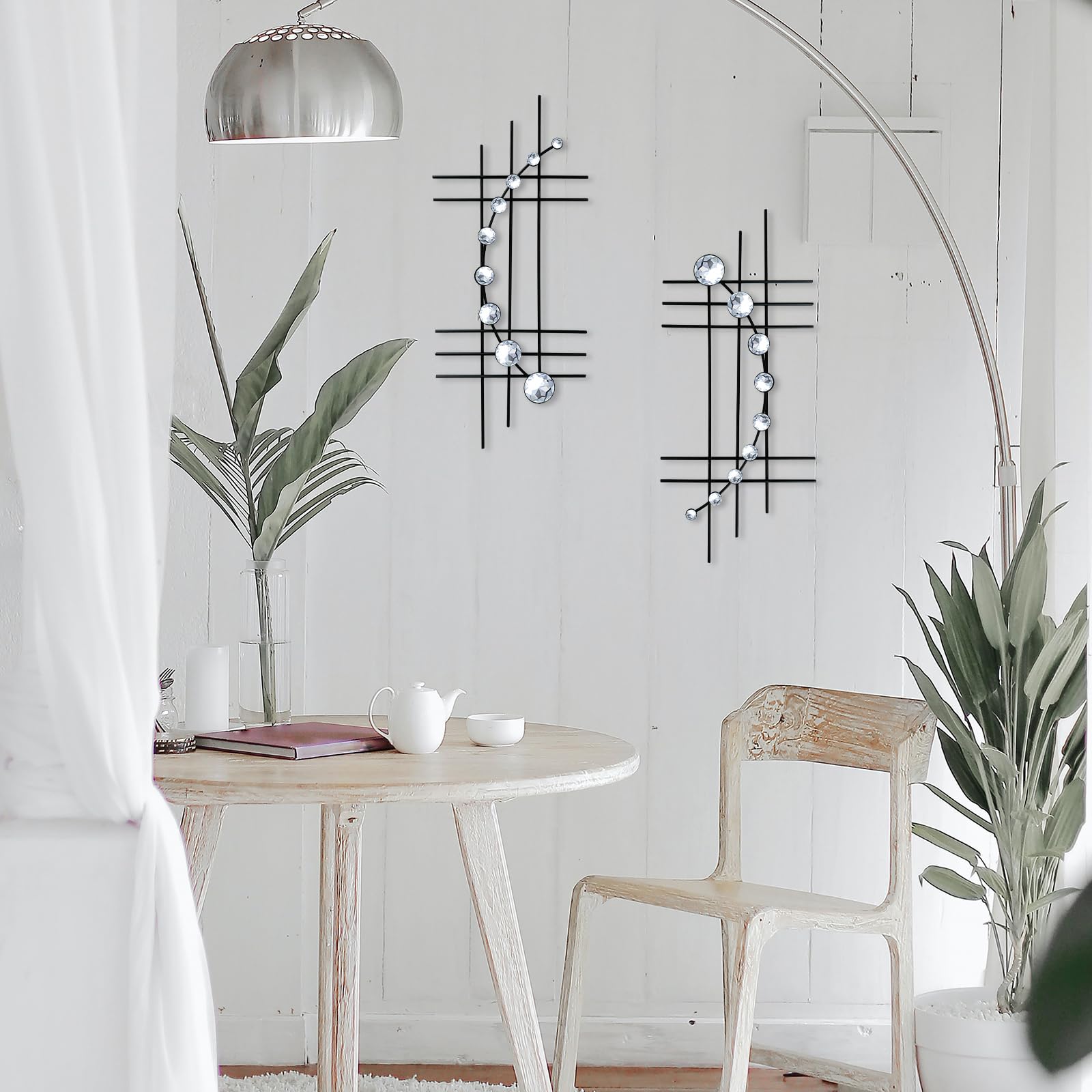 ZEXUIRU 24 inch diameter wall art for larger walls