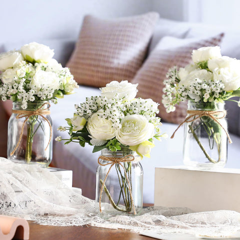 Zeyune artificial baby's breath sprigs add delicate fullness with no upkeep.