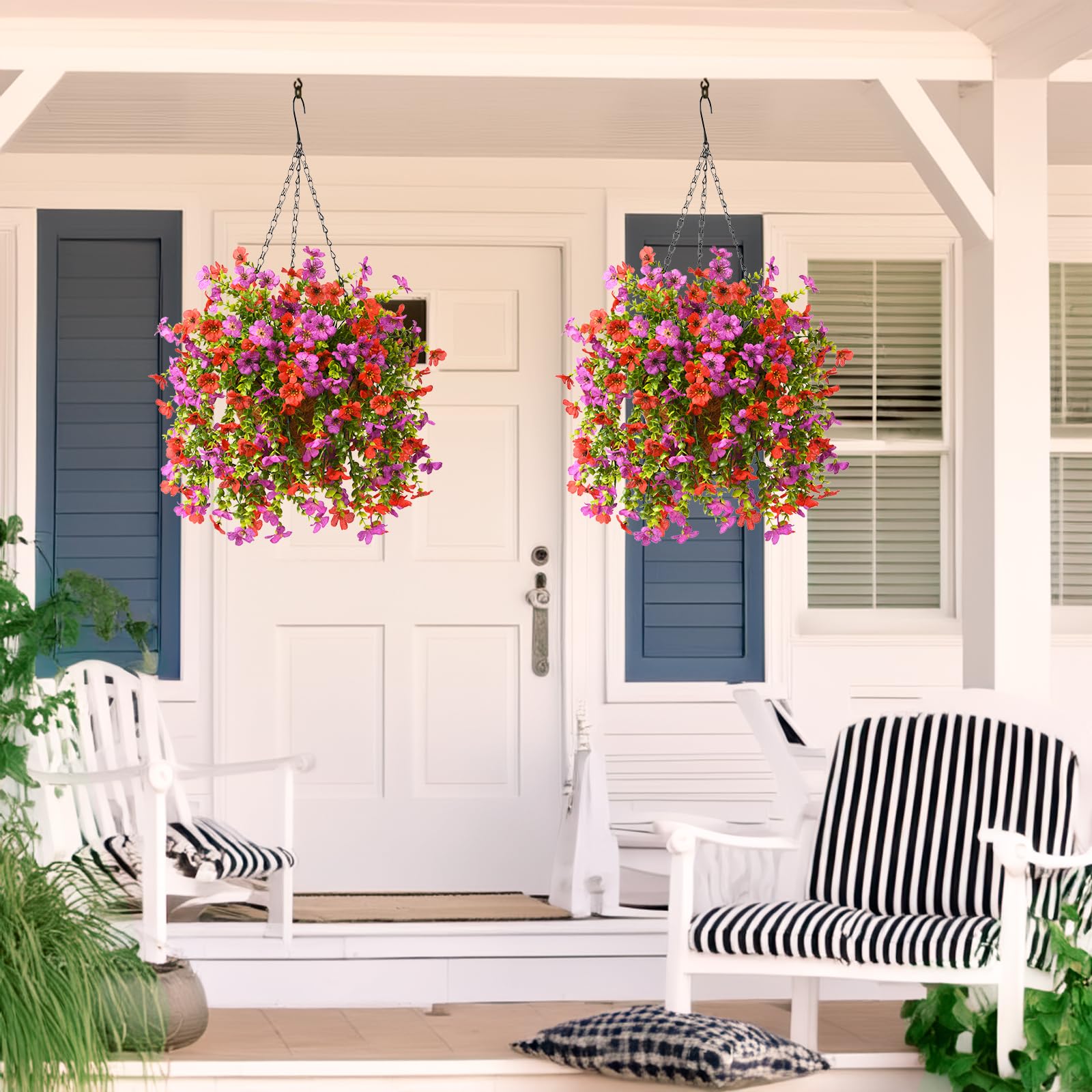 ZFProcess artificial daisies designed for indoor/outdoor use with easy maintenance.
