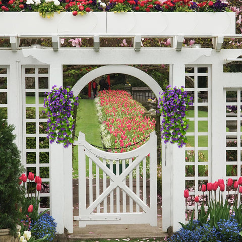ZFProcess violet ivy bedroom decor that stays vibrant year-round.