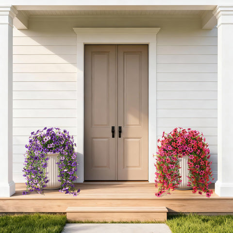 ZFProcess daisy branch adds soft greenery for indoor or balcony spaces