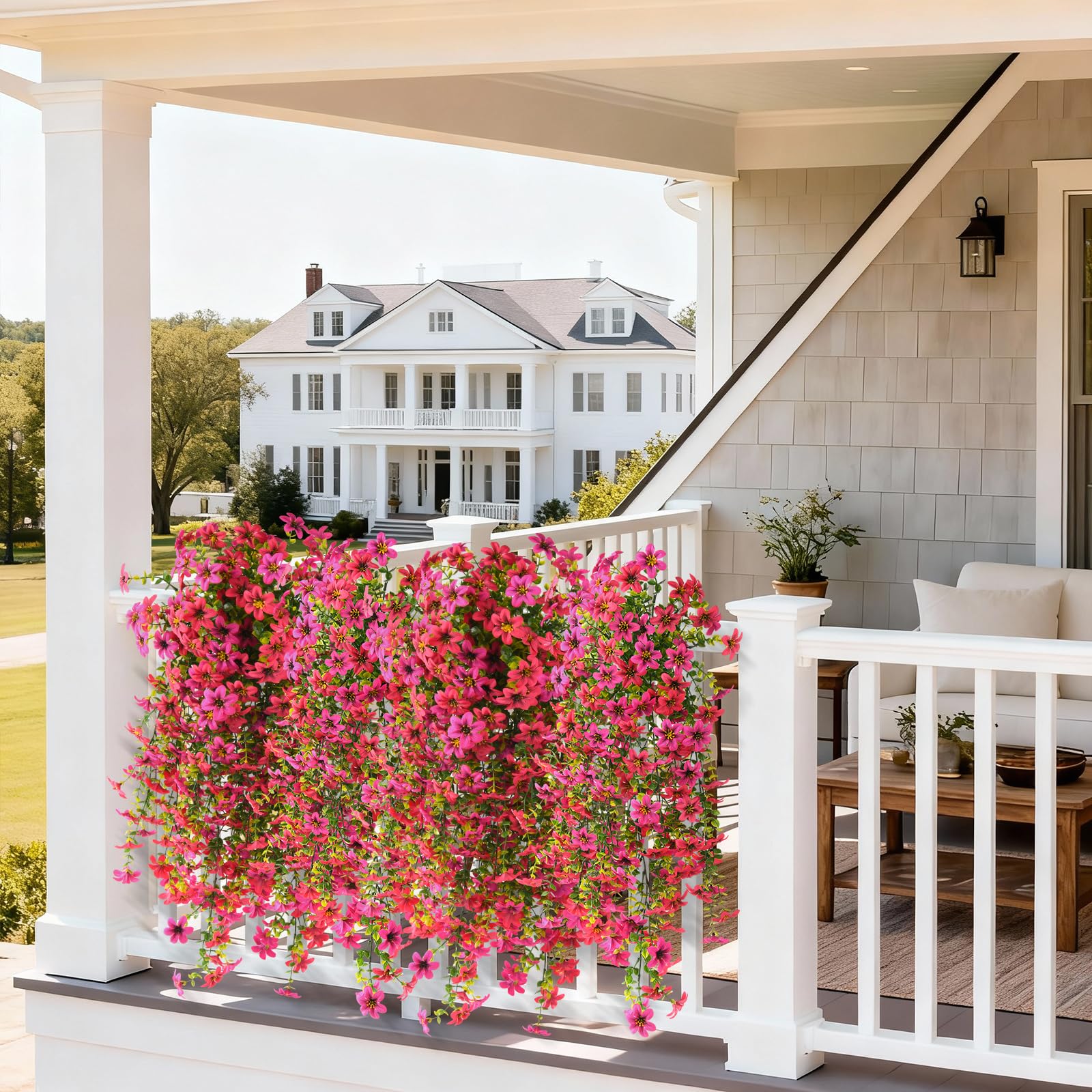 ZFProcess faux flower for porch decor brightening outdoor spaces