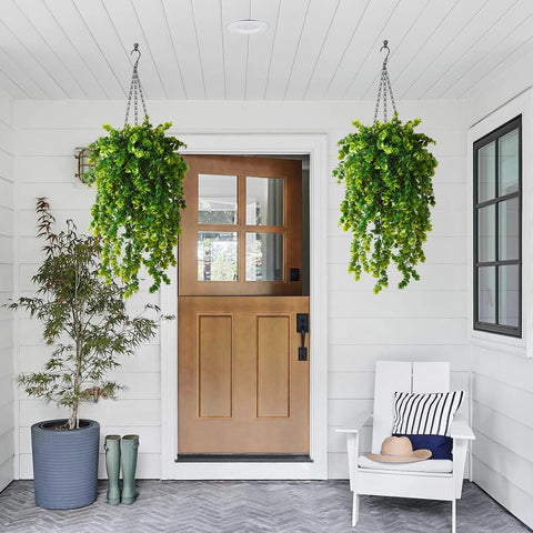 ZFProcess lifelike eucalyptus leaves ideal for summer parties or home decor