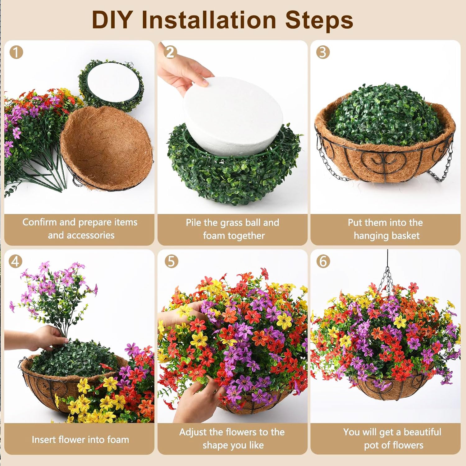 ZFProcess UV-resistant artificial flowers stay vibrant in sunlit spaces.