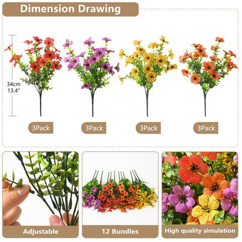 ZFProcess UV-resistant outdoor plants survive sun for lasting displays