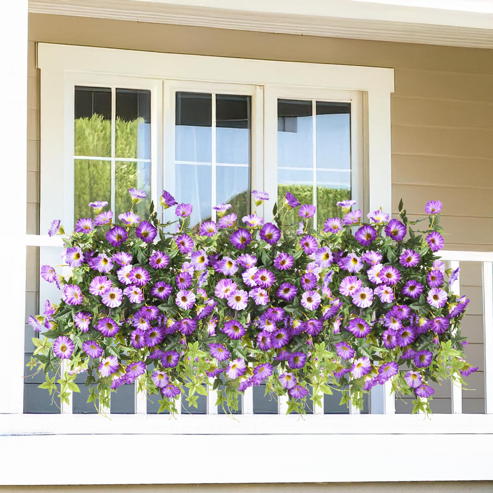 ZFProcess weatherproof outdoor flowers keep charm across seasons.