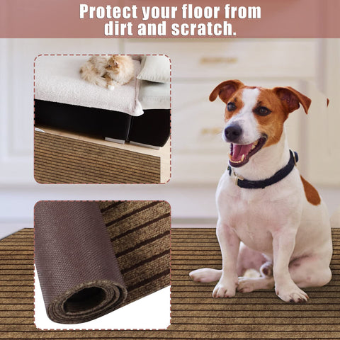 ZGR HOME&GARDEN Runner Rug brown stripe adds warm style to transit areas