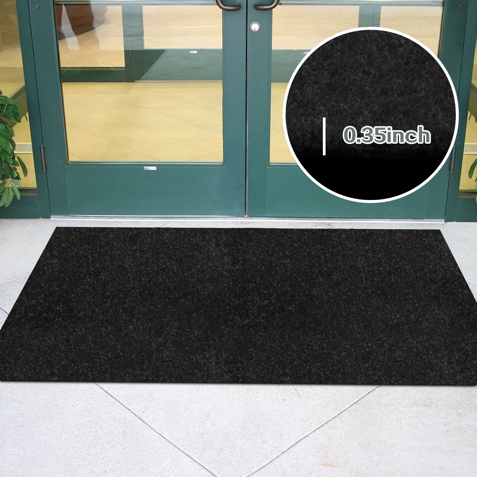 ZGR runner rubber backing protects floors from scratches and slips.