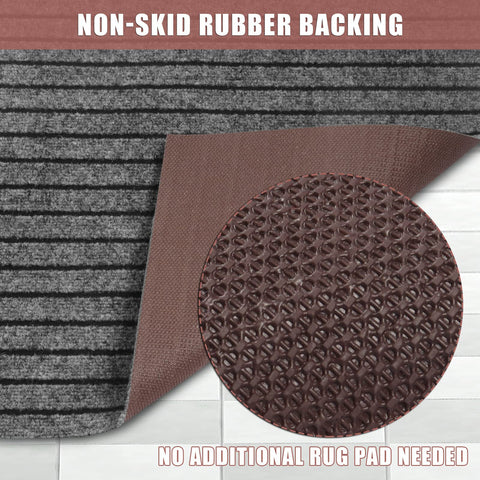 ZGR Runner Rug low-profile pile feels smooth underfoot and fits under doors.