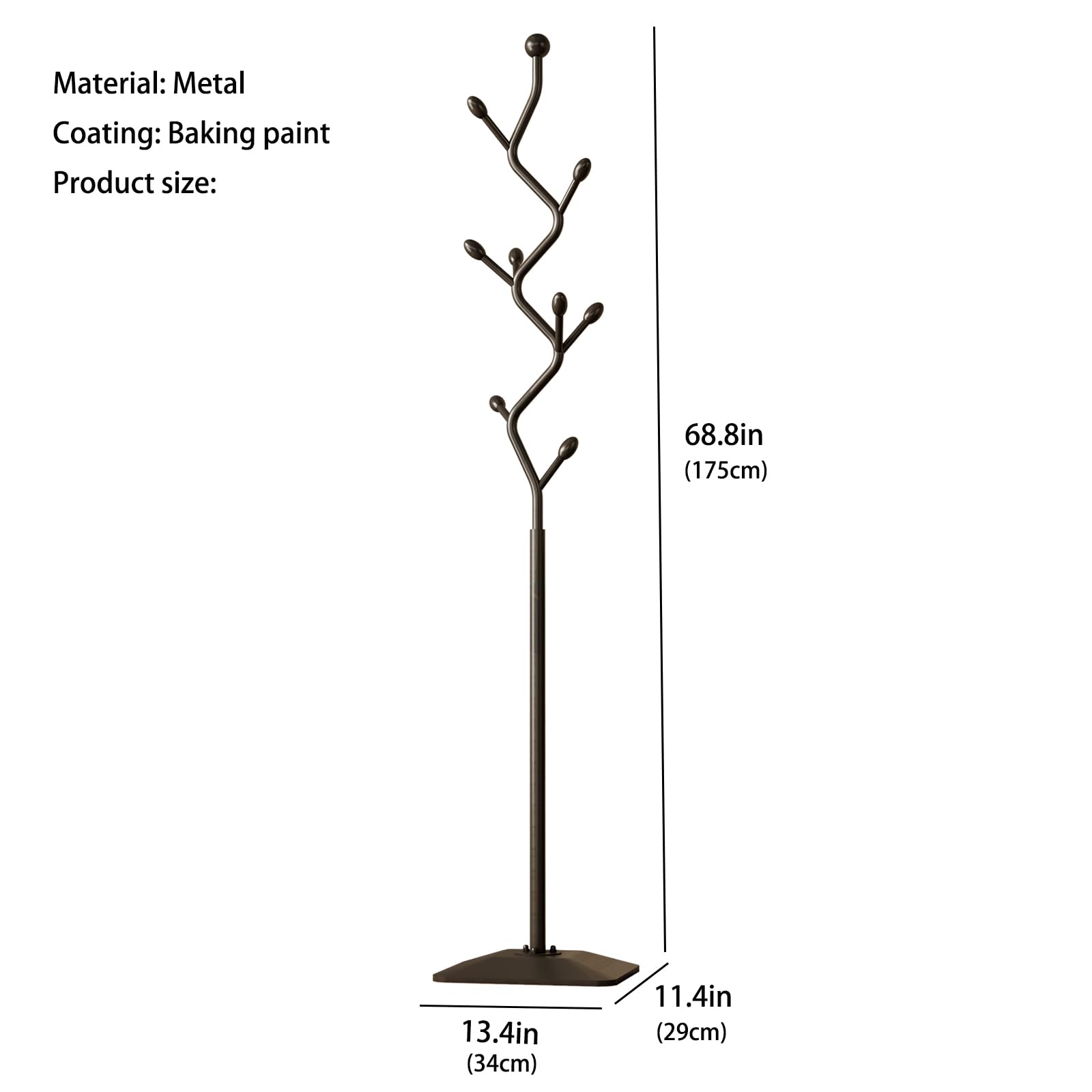 ZHBHYZ coat tree adds natural style to any room.