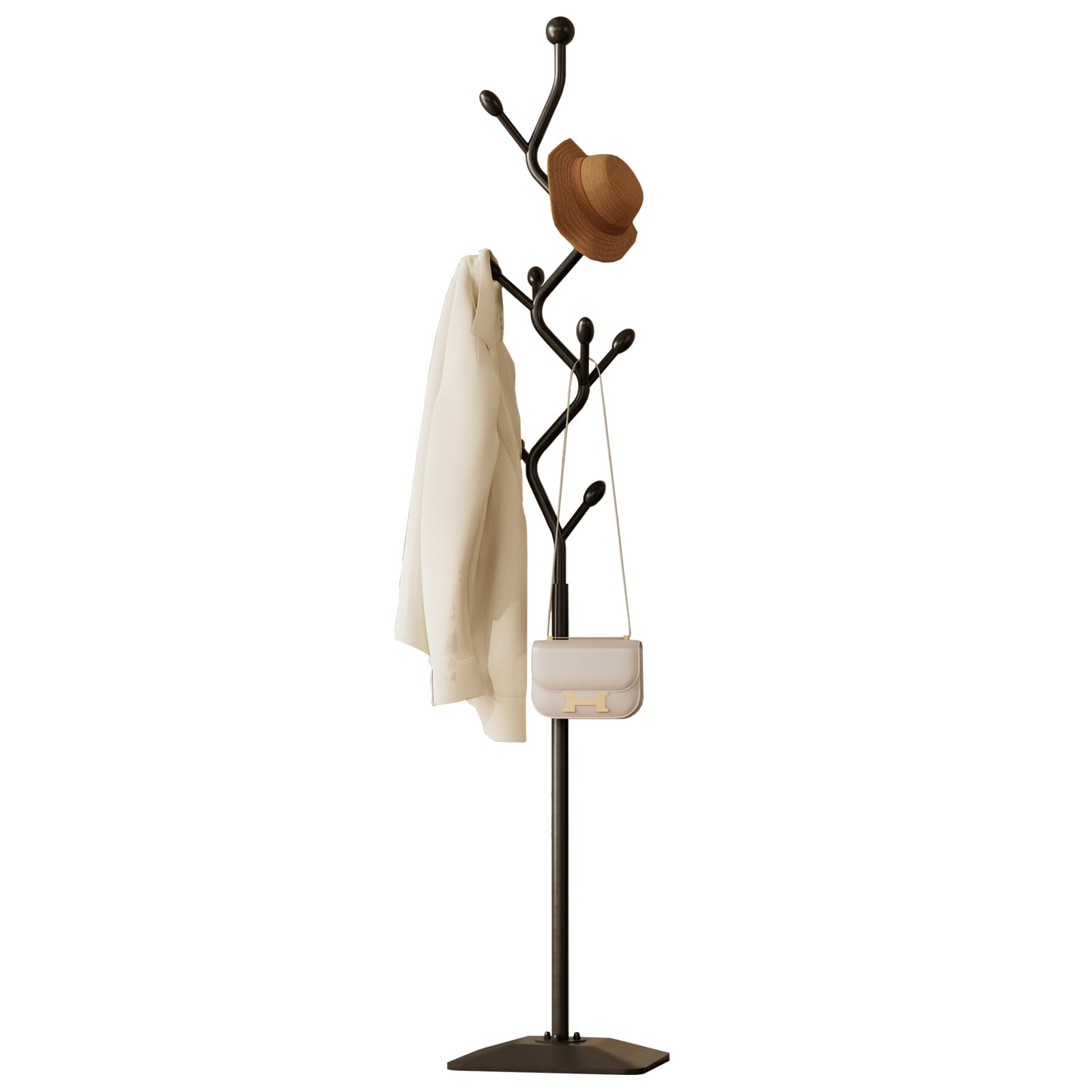 ZHBHYZ coat stand helps organize daily outfits for quick dressing.