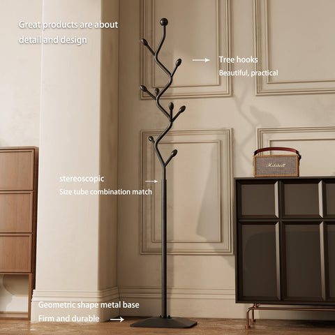 ZHBHYZ coat rack is easy to assemble in minutes.