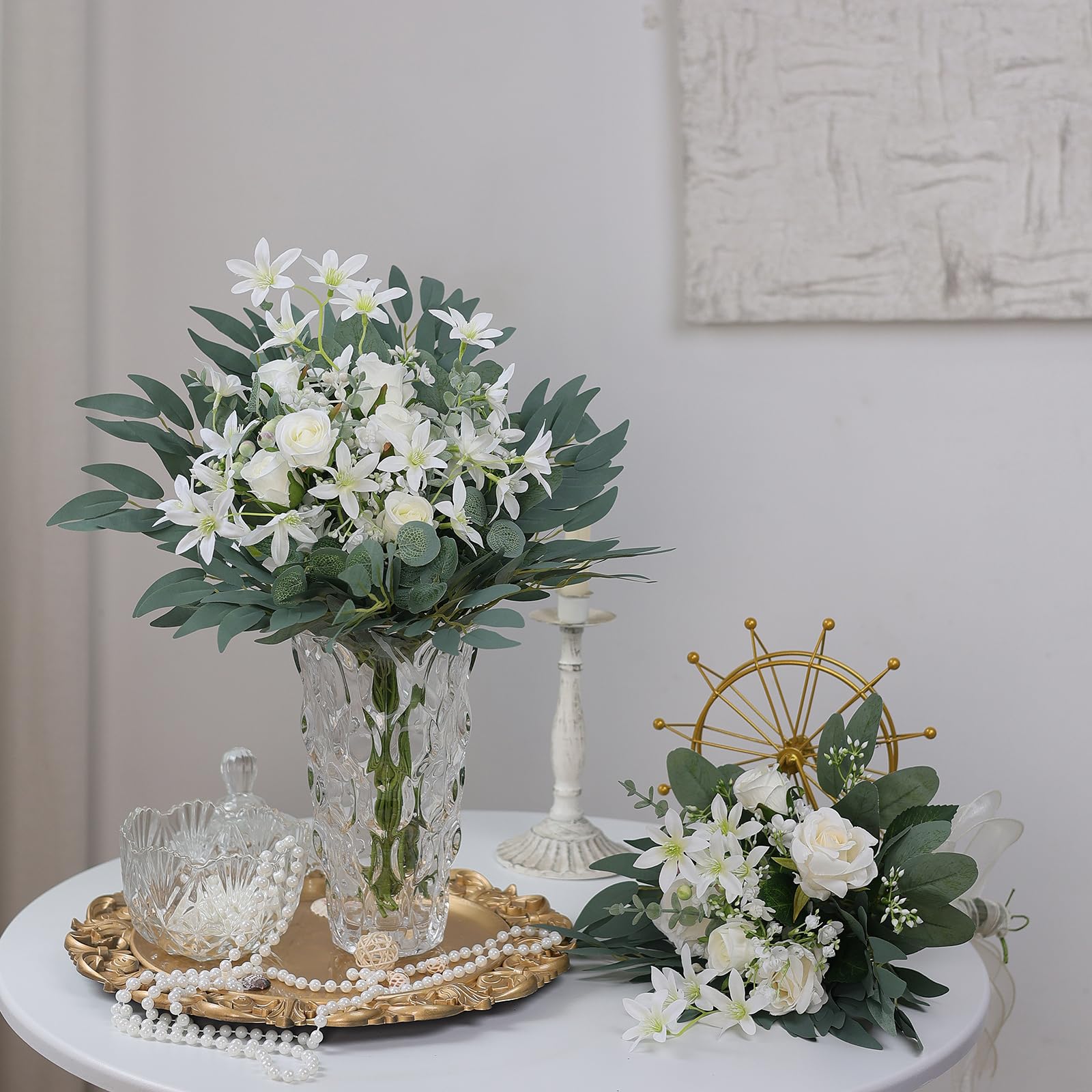Zheart Four-style eucalyptus set for DIY floral projects and decor