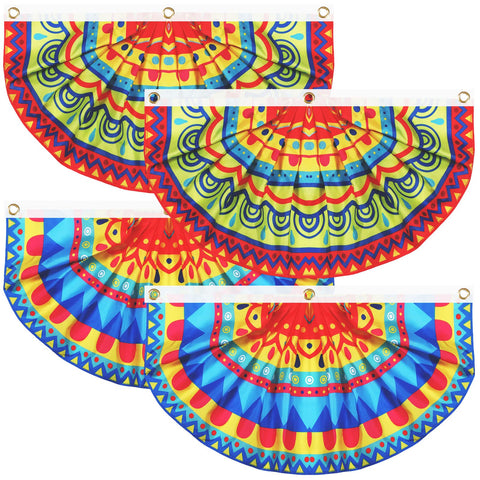 Zhehao Mexican party banner semicircle flags for outdoor celebrations.