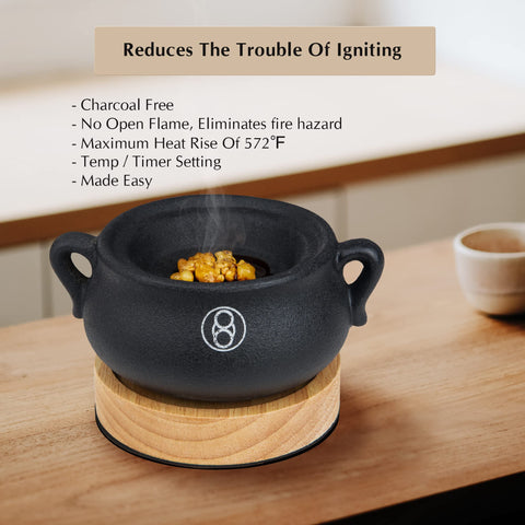 ZHENGLONG frankincense resin dish for easy aroma placement