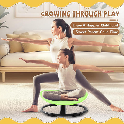 Zhenx Spinning Chair capacity 220 lbs suits energetic kids and teens.