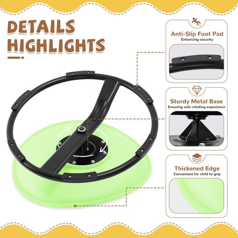 Zhenx Spinning Chair cleanable surface supports quick tidy-up after play.