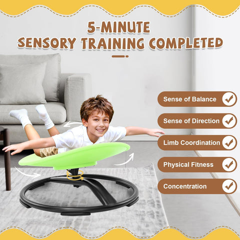 Zhenx Spinning Chair material polypropylene offers durability and easy cleaning.