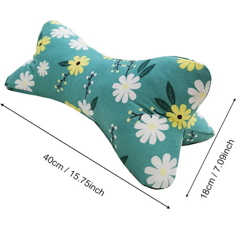 ZHIWEIKJ dog-bone shaped cervical pillow provides ergonomic neck support on road trips.