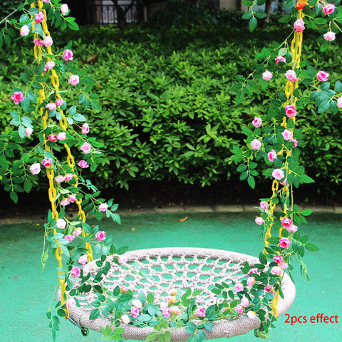 Zhixinyue wall decor garland on wall for vibrant pink accents.