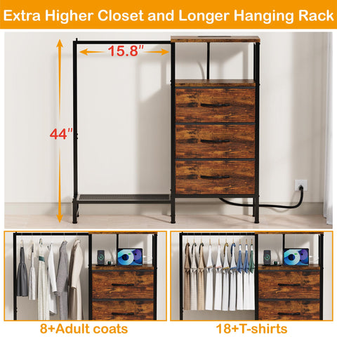 ZHNSYDN dresser open shelf with shoes demonstrates ample storage