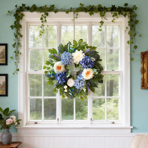 Zhoree wedding backdrop wreath idea for ceremonies and photos.