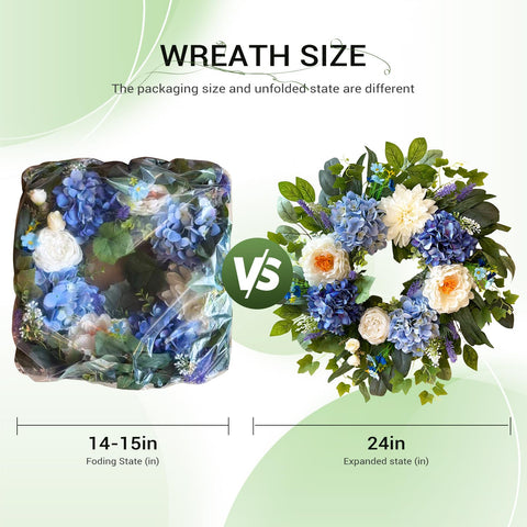 Zhoree packaged-for-gift wreath ideal for celebrations and gifting.