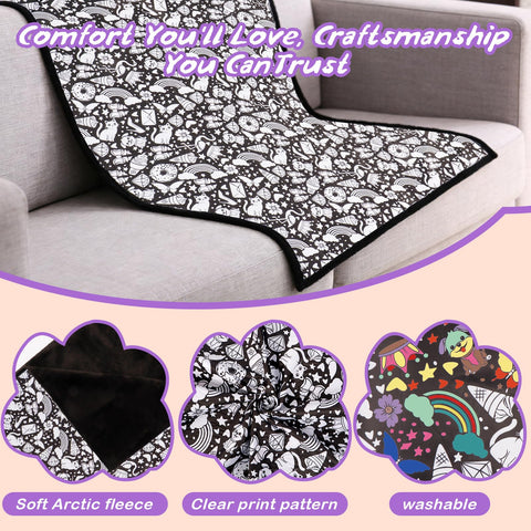 ZHOYIMIMI kids living room decor blanket for playful spaces.