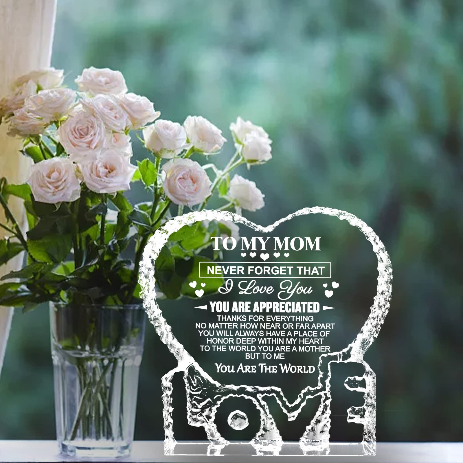 ZHSHWAT clear K9 crystal, long-lasting shine that preserves a sentimental moment.