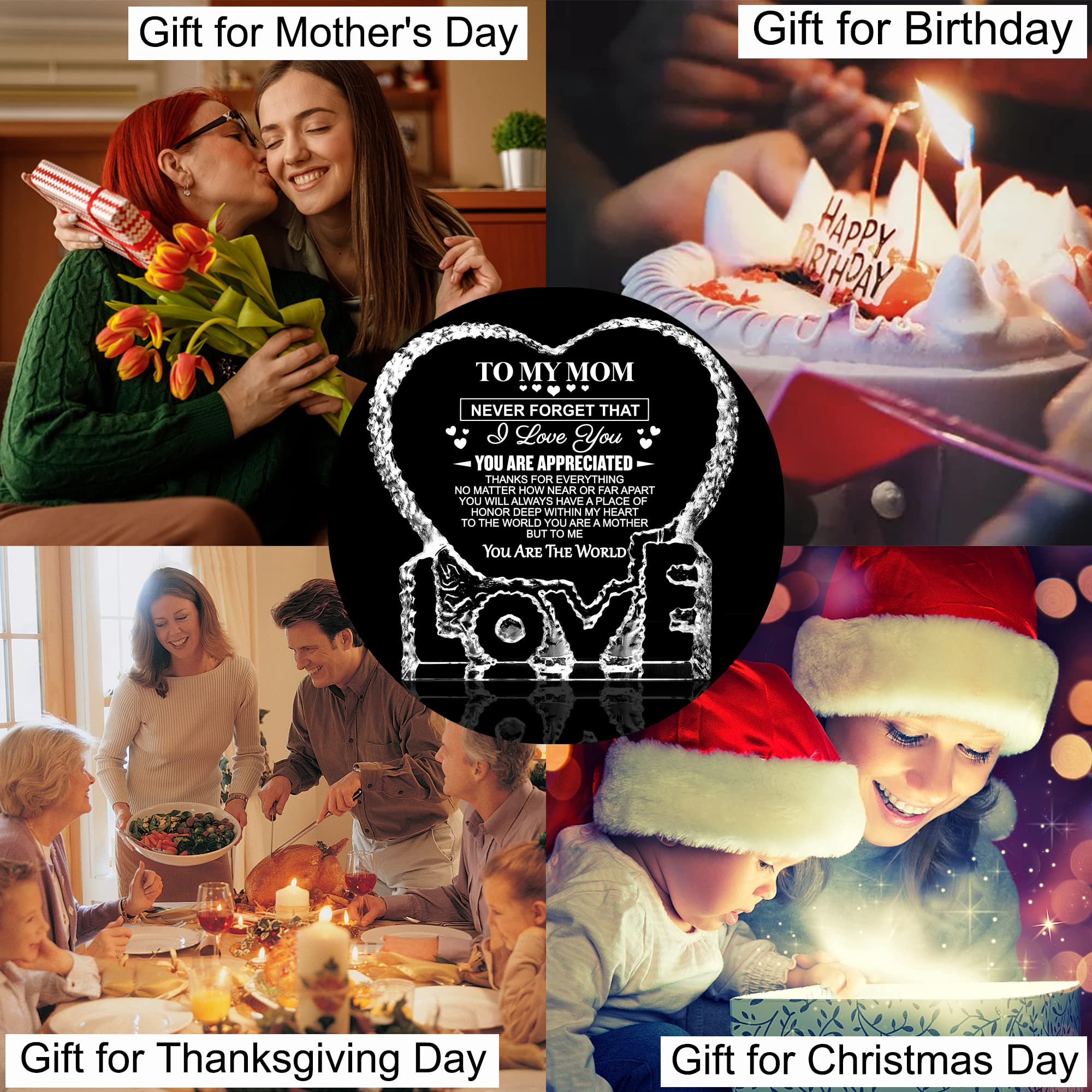 ZHSHWAT packaged gift-ready crystal keepsake, easy gifting for mom.