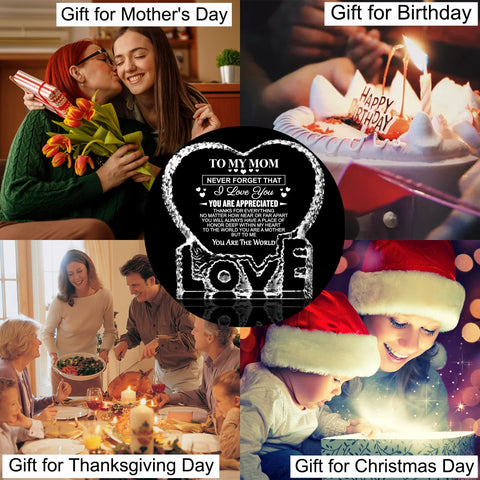 ZHSHWAT packaged gift-ready crystal keepsake, easy gifting for mom.